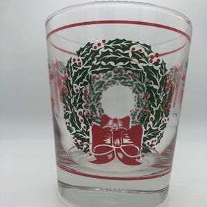 Libbey Christmas Wreath Rocks Glasses (7)